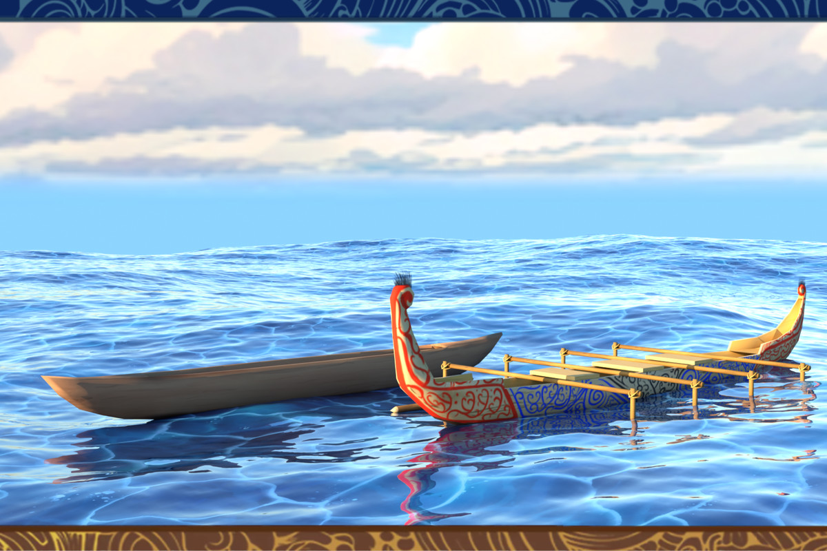 Papua Traditional Canoe