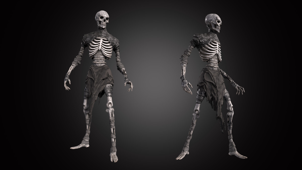 Creepy Skeleton