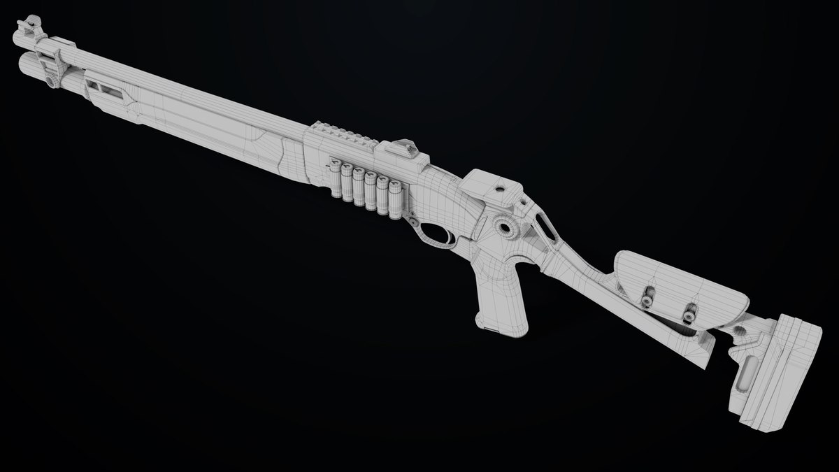 Shotgun Collection 01 URP HDRP Textures