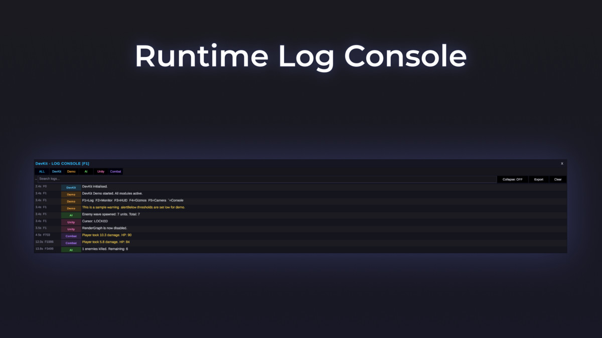 DevKit — Runtime Debug Toolkit