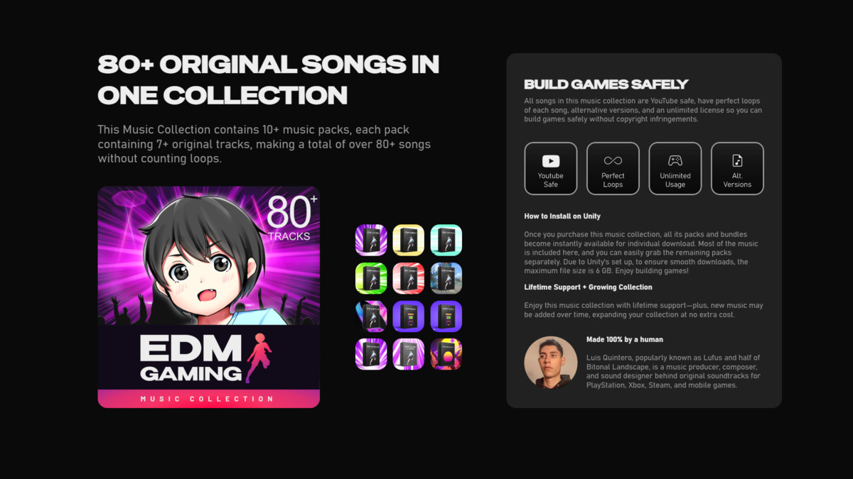 EDM Gaming Collection - Rhythm, Arcade, Racing Game, Electronic