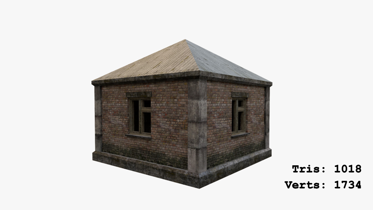 Abandoned Apocalyptic Buildings Mega Pack