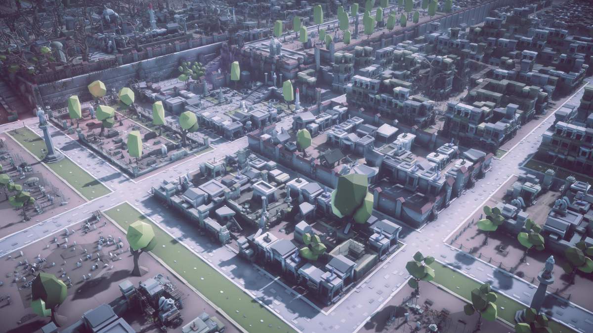 Gravefield Cemetery Kit - PRO (800+ assets)