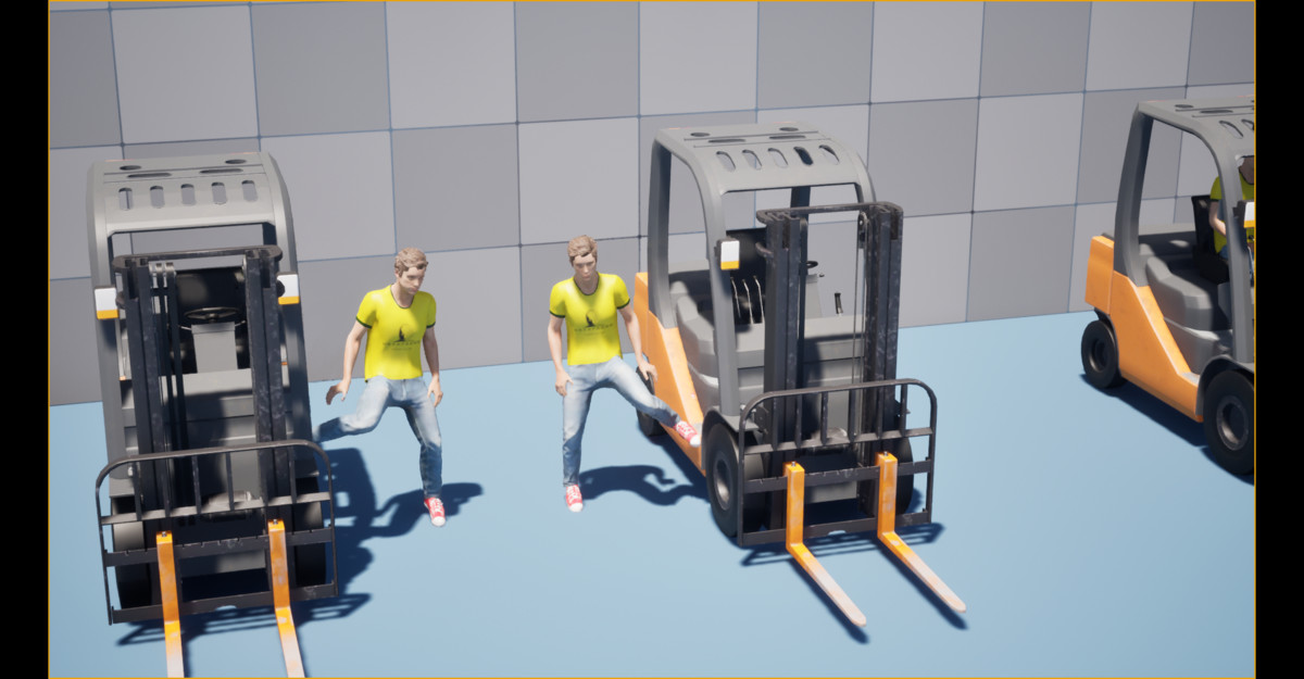 Forklift Operator Animation