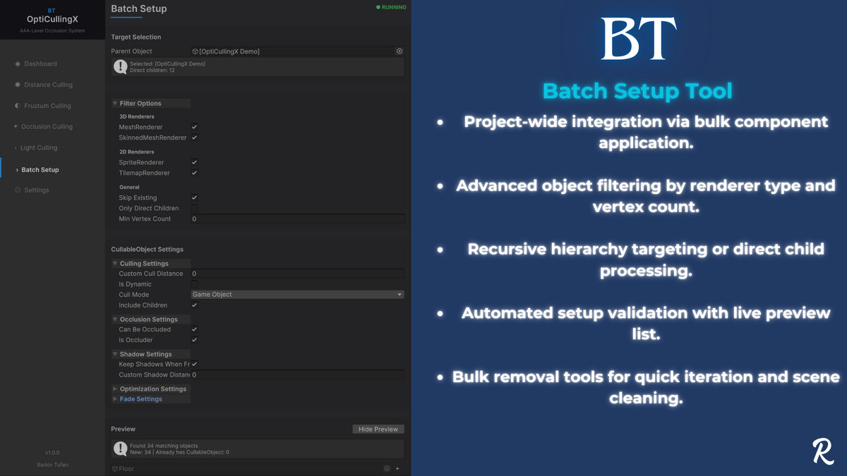 BT - OptiCullingX: AAA-Level Occlusion Optimization System