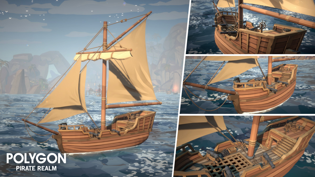 POLYGON - Pirate Realm - Art by Synty