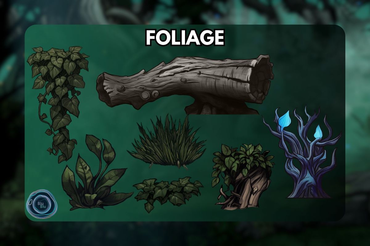 2D Platformer Dark Forest