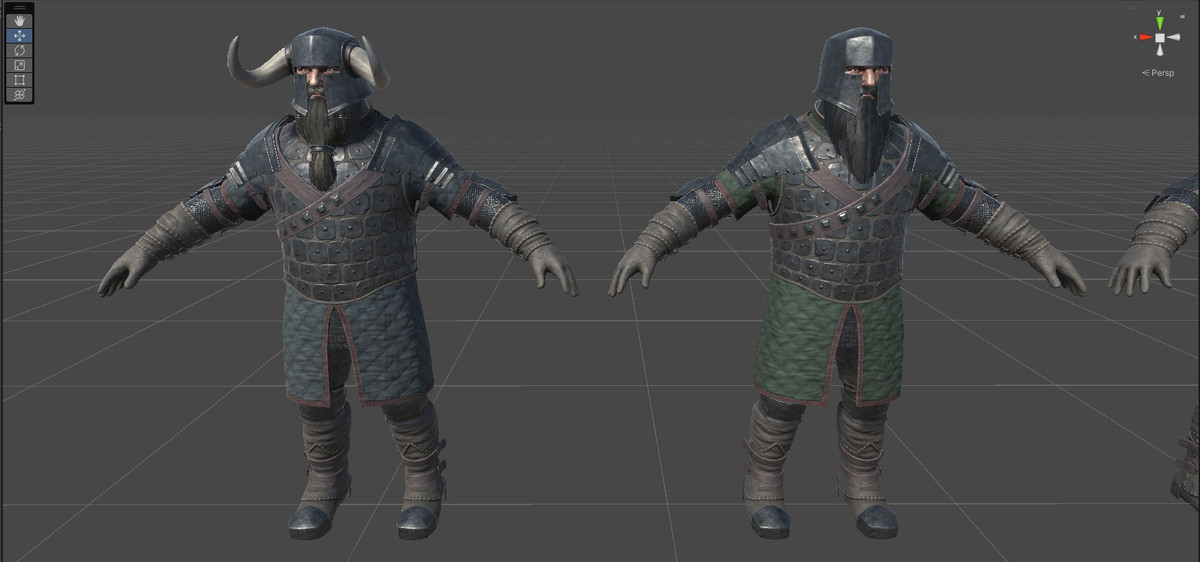 Dwarf Warrior Modular 01