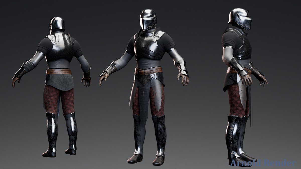 Medium Armored Warrior Knight V1