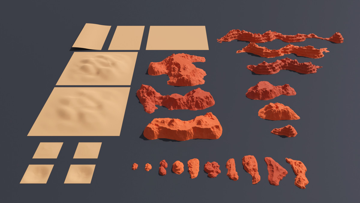 Desert Environment pack - Low Poly 3D