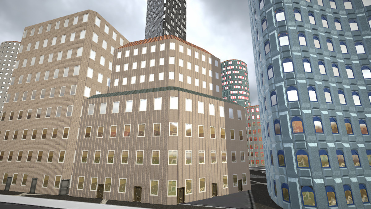 Spline Buildings Generator