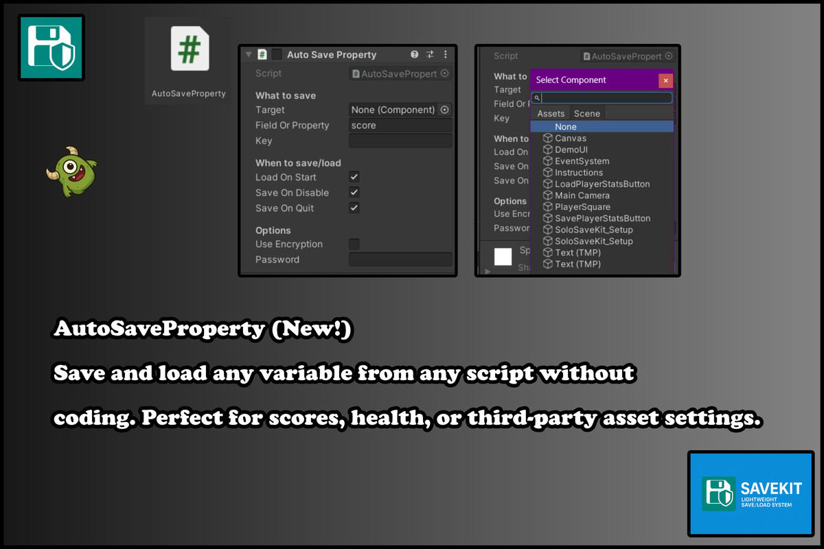 SaveKit – Lightweight Save/Load Solution for Unity