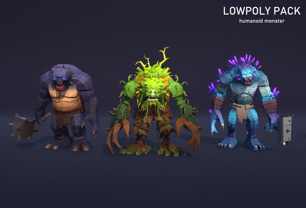 LowpolyPack_Humanoid monster