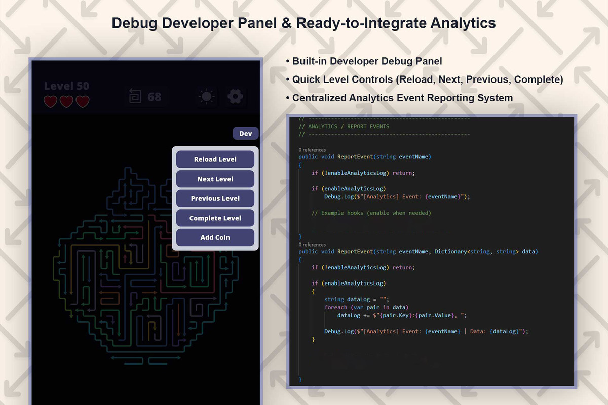 Arrow Escape | Template + Level Editor
