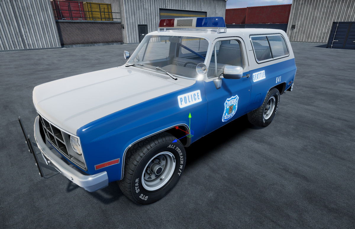 80s Offroad police car