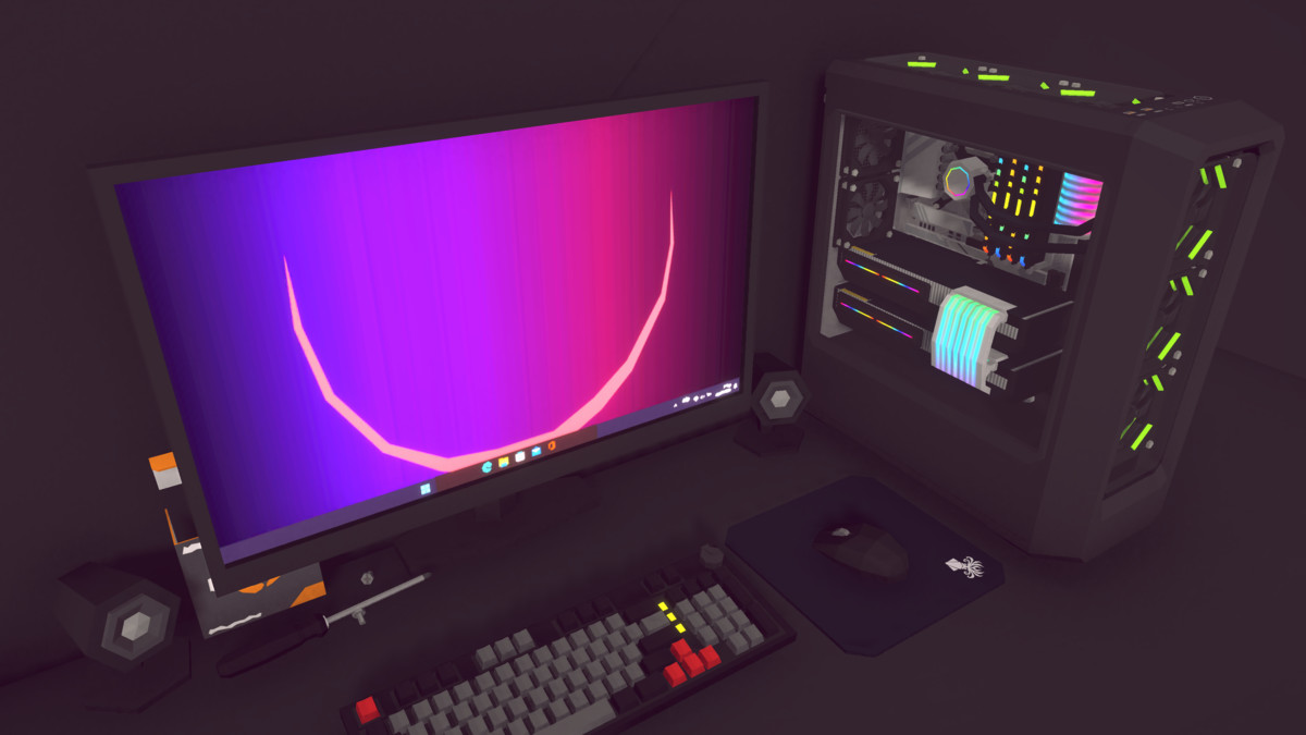 polygonal modular computer pack