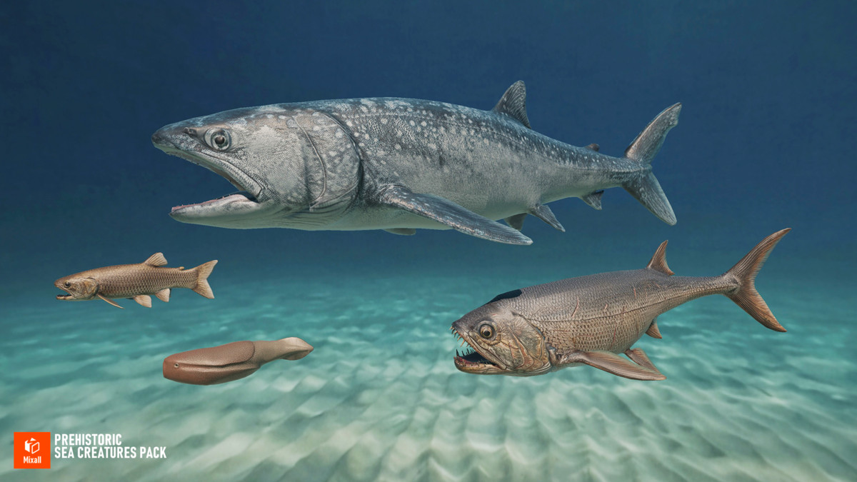 Prehistoric Sea Creatures Pack
