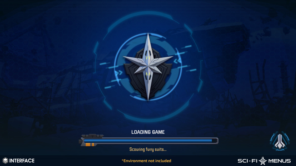 Sci-Fi Menus - Synty INTERFACE - GUI