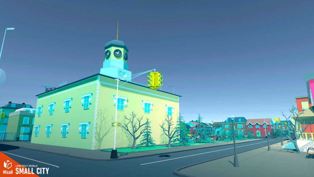 LOW POLY WORLD - SMALL CITY