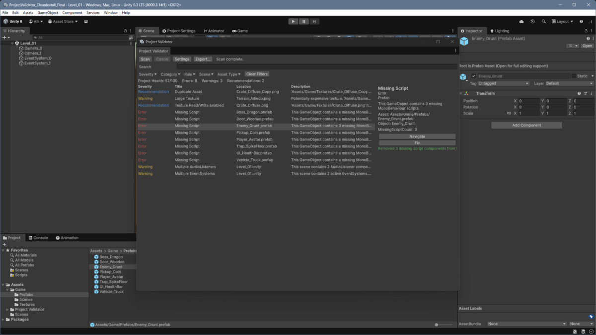 Project Validator