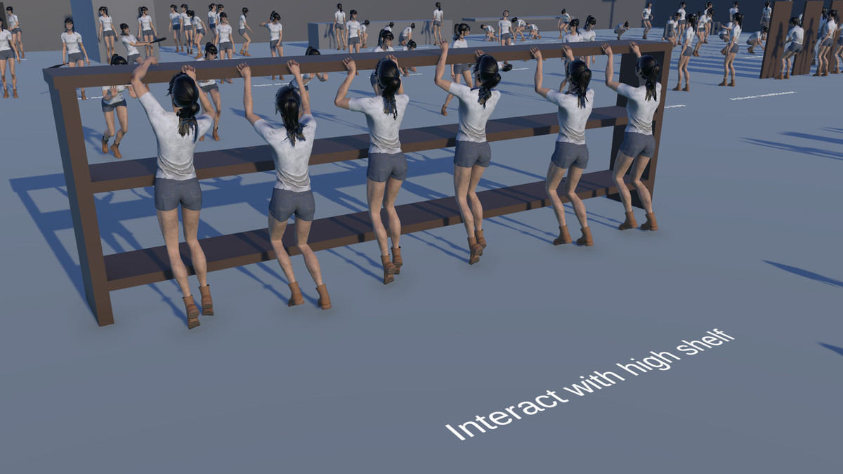 Female Horror Survivor Animations