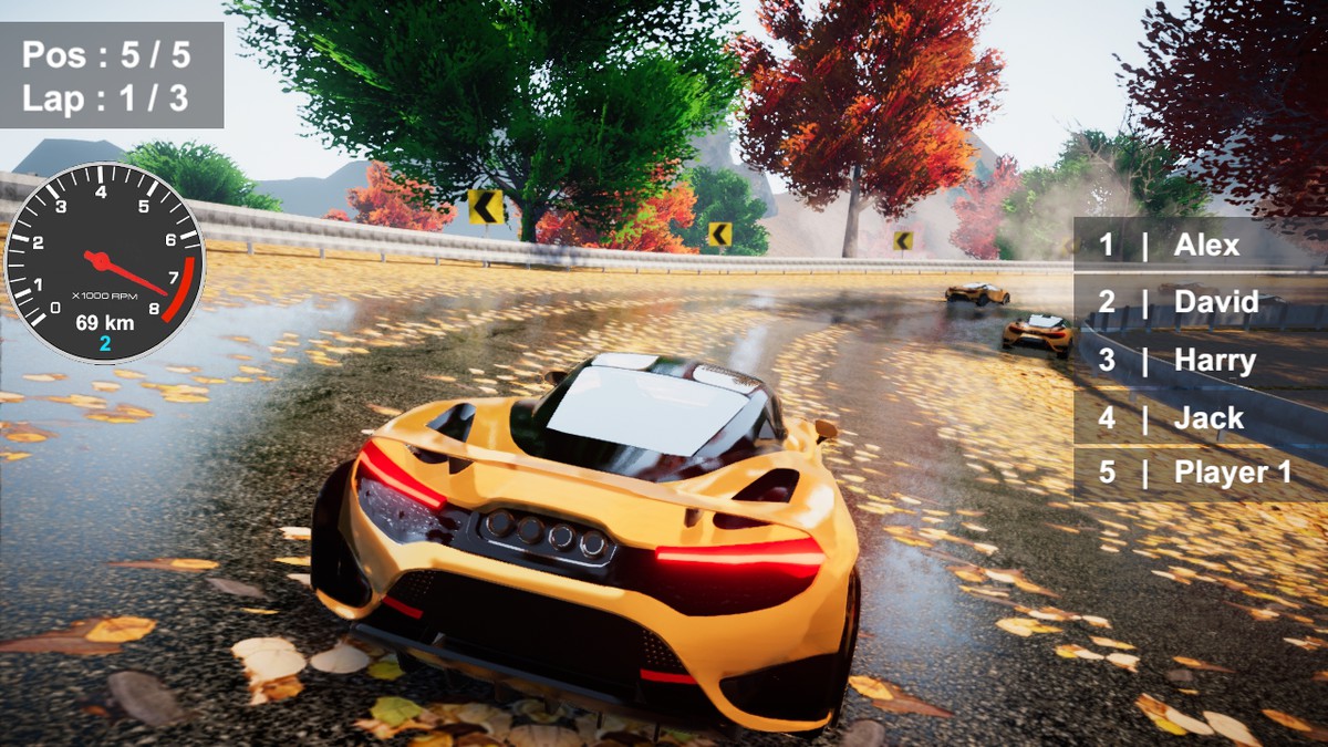 Racing Game Fall 2