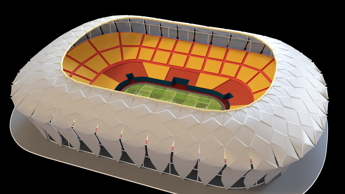 Stylised Sport Stadium Collection - 12 Low Poly Modular 3d Assets