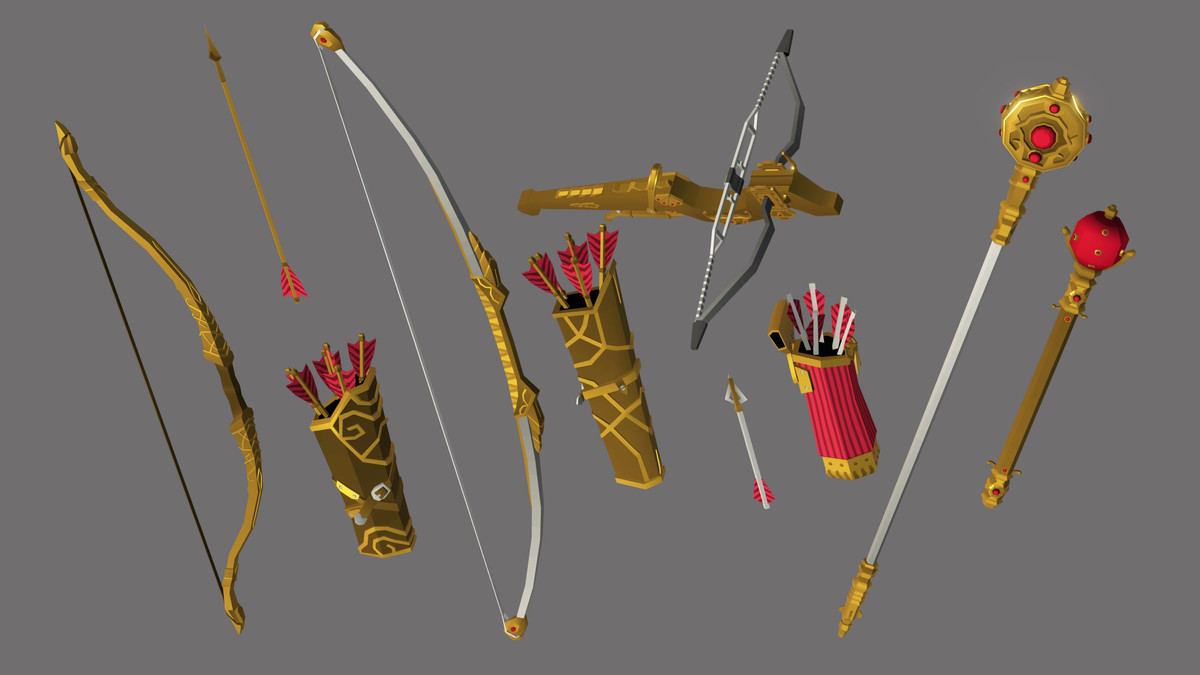 Low-Poly Medieval Fantasy - Advanced Weapons