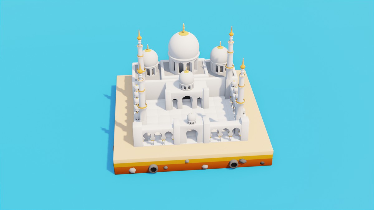 Low Poly Middle East LandMarks by IGS
