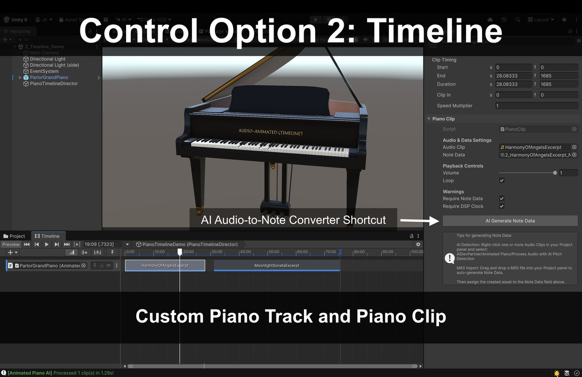 Audio-Animated 3D Piano: On-Device AI Pitch Detection & MIDI Sync