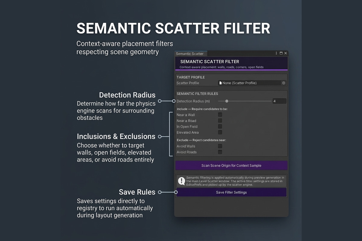 AI LEVEL SCATTER - The Ultimate AI-Powered Level Design Suite for Unity