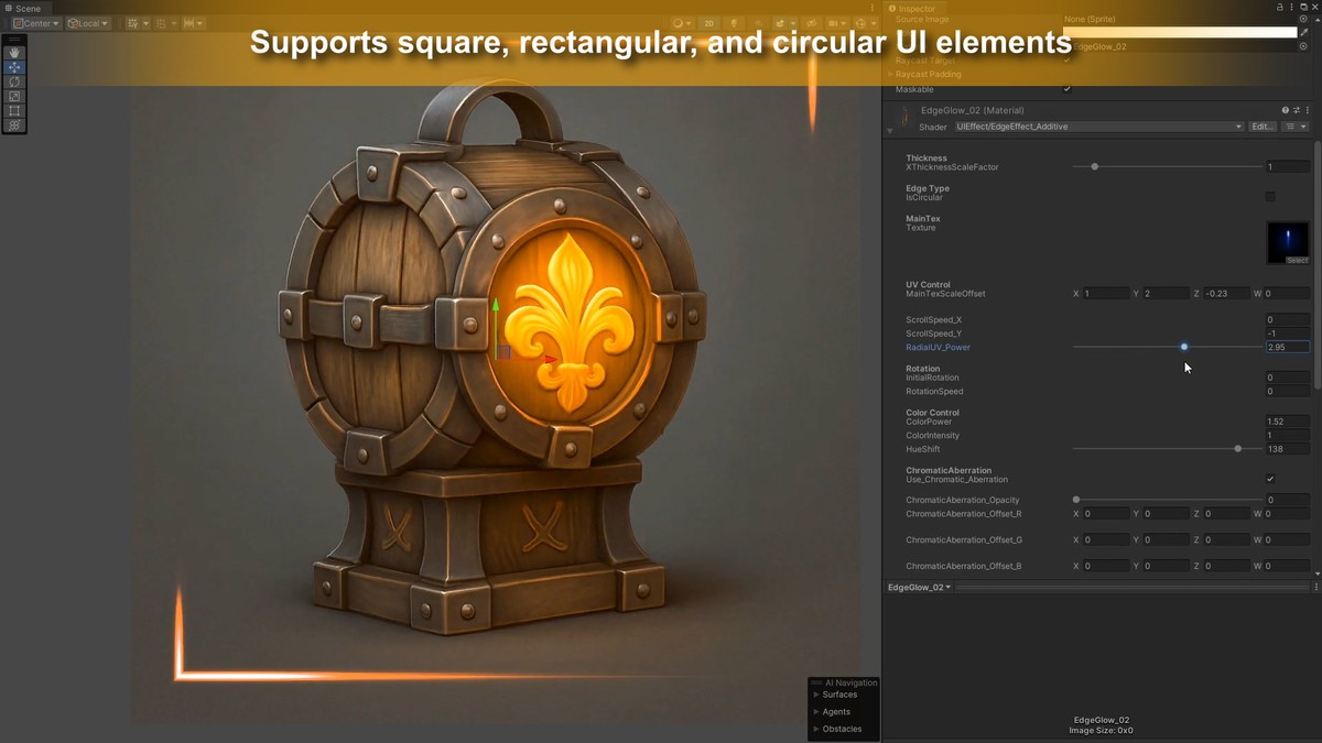 UI Shader Effects - Edge Effects