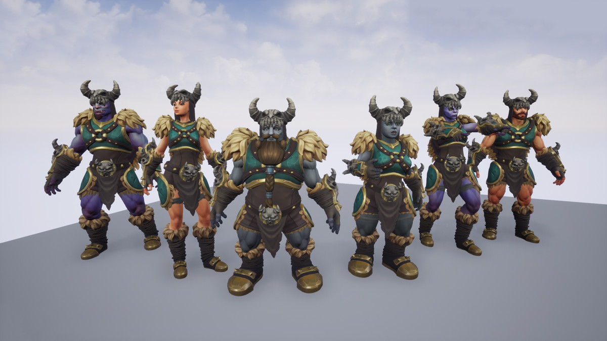 Stylized Nordic Warrior Outfit