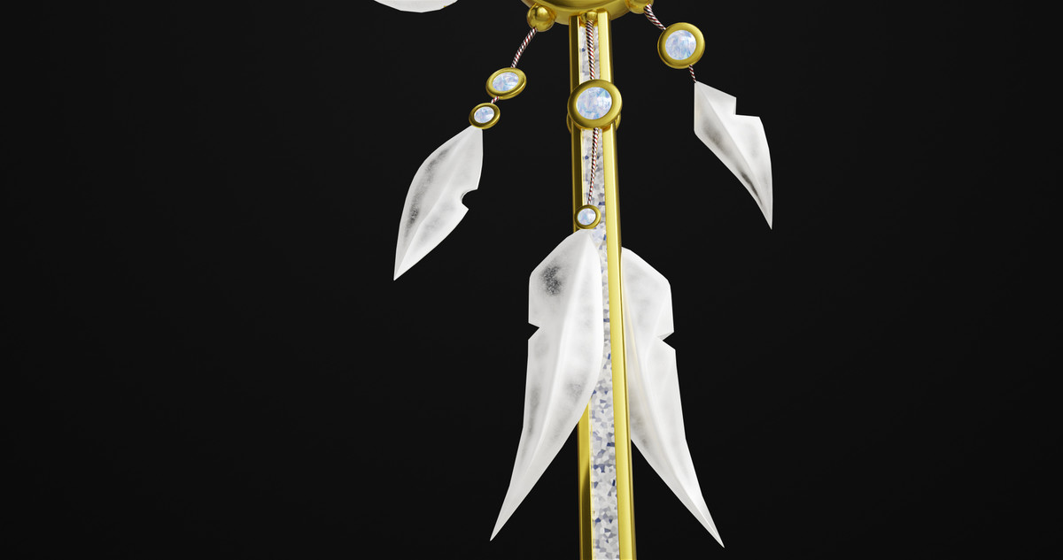 Fantasy Trident 08 URP HDRP Textures