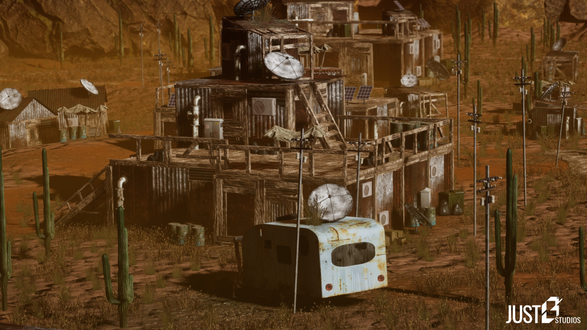 Modular Post Apocalyptic Desert Environment (Desert City,Desert Village)