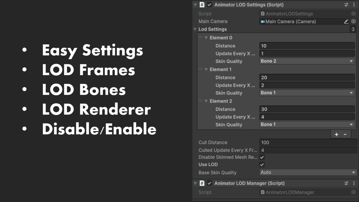 LOD for Animator - Optimize your Animators