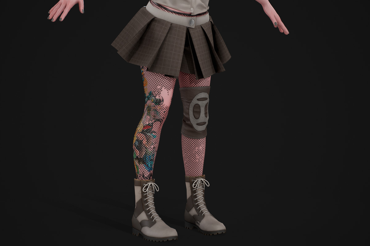 3D Stylized Girl