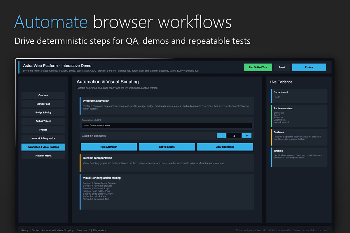 Astra Web Platform - WebView, JS Bridge & OAuth Toolkit