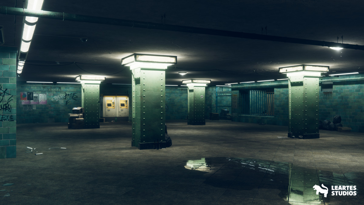 Abandoned Subway Station in Berlin
