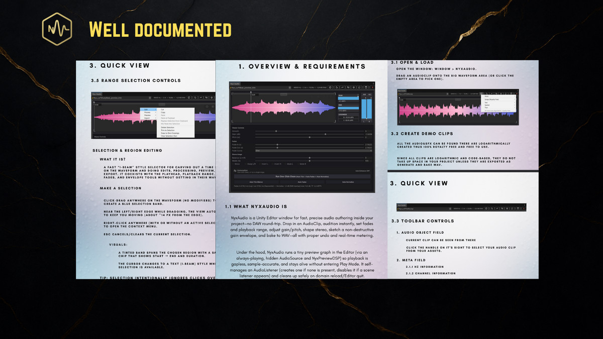 NyxAudio Waveform Editor