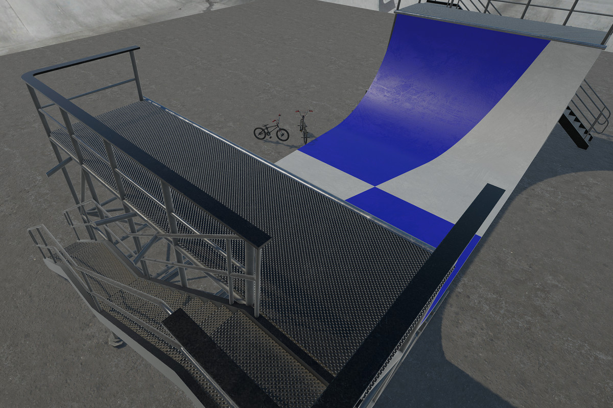 BMX Bike & Vert Ramp