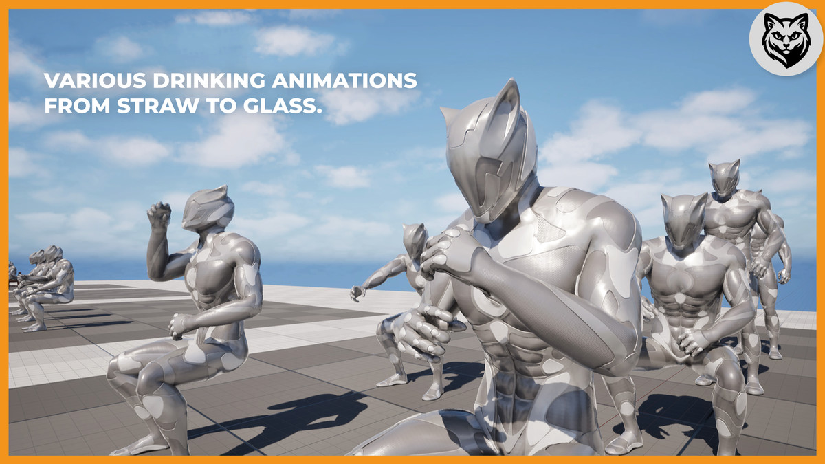 Eating and Drinking Animation Pack