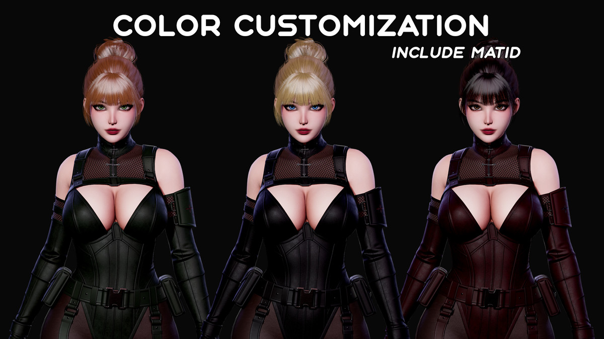 Celestia Black Ops Seraph - Tactical Female Character