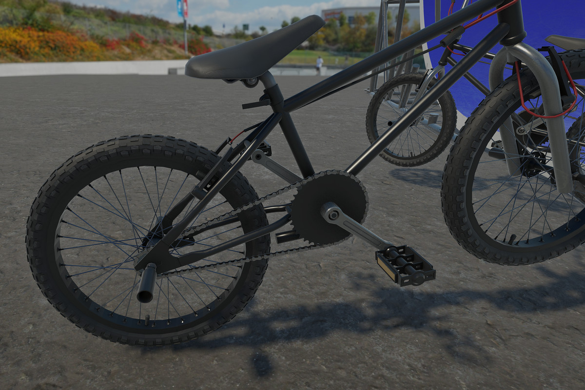 BMX Bike & Vert Ramp