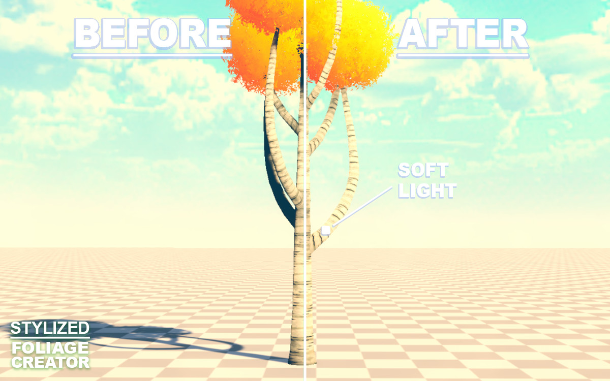 Stylized Foliage Bush & Clouds Creator