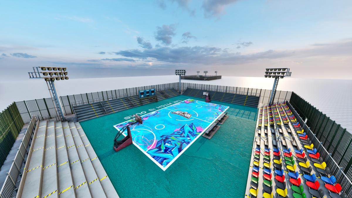 Modular Tennis Soccer Basketball Sport Court