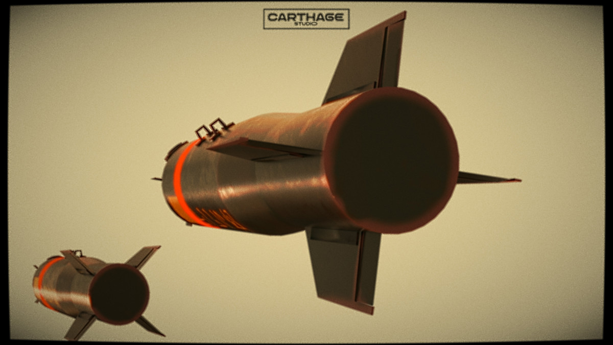 Modular lowpoly Missile & Launcher Pack