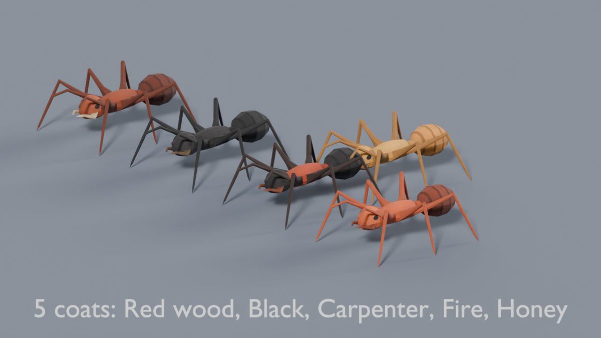 3D Wildlife Pack - 17 Low Poly Rigged & Animated Animals