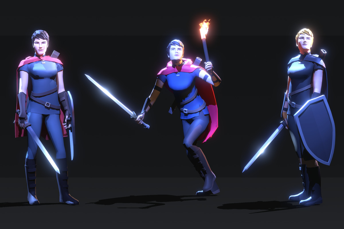 Polyquest Heroes: Warrior I Huntress