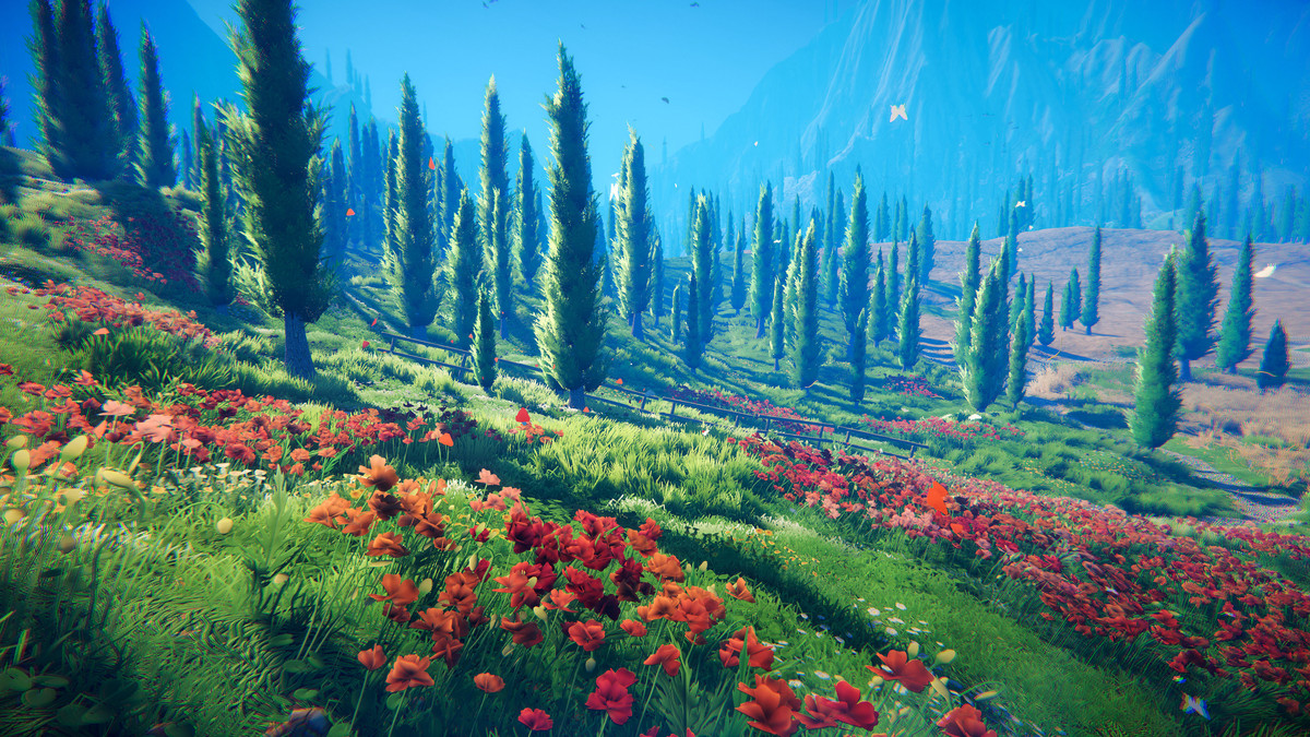 Stylized Cypress Valley